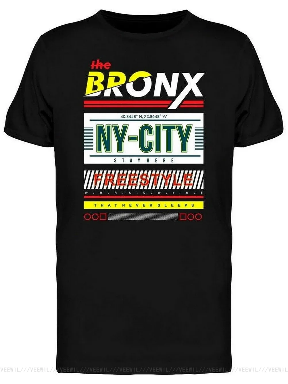 

Мужская хлопковая футболка с принтом The Bronx Ny City, Размеры M Xl 2xl 5xl, 11 цветов