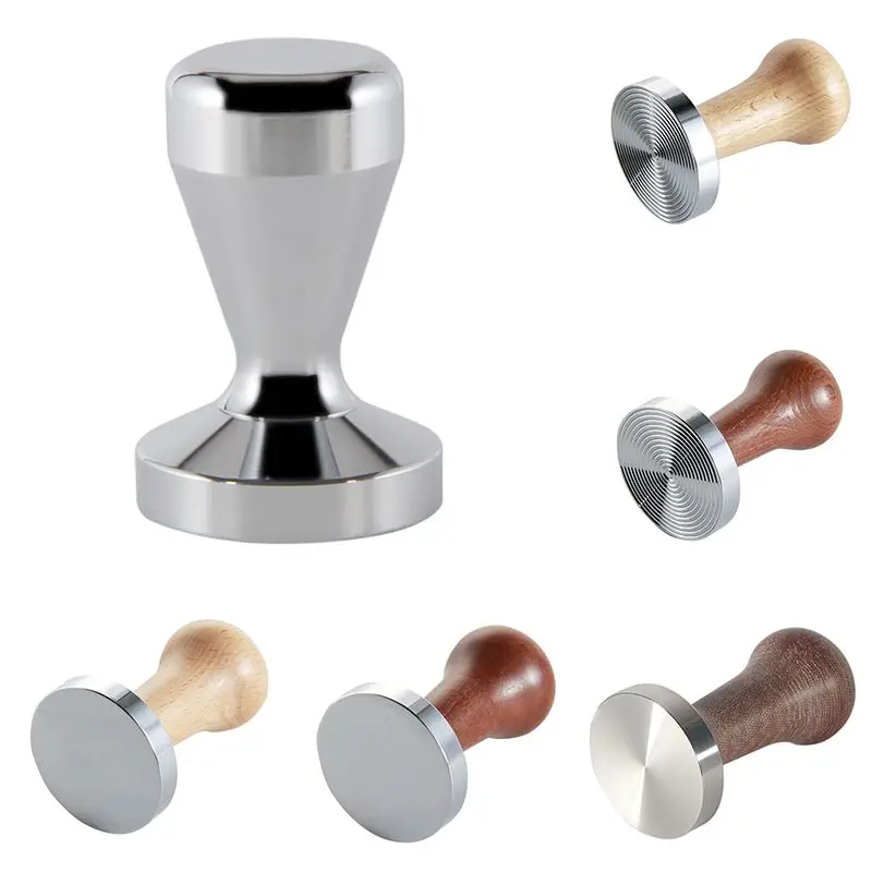 

Macaron Style Stainless Steel Coffee Bean Pressure Tamper For Espresso Latte Cappuccino