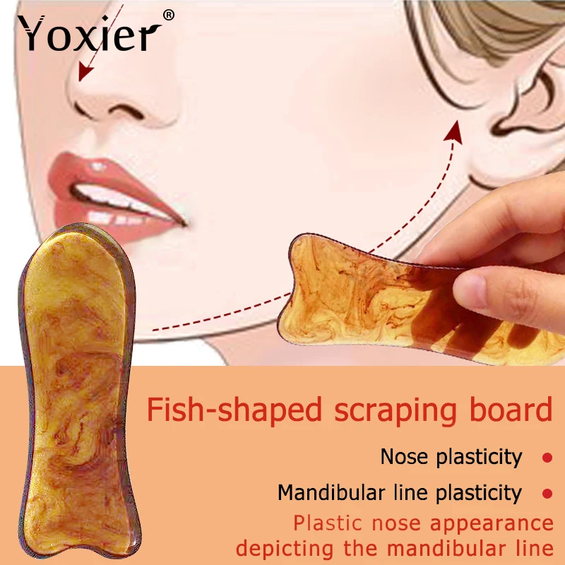 Нефритовый косметический Массажер для большого пальца инструмент красоты лица