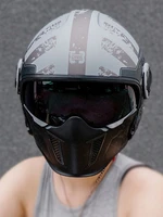 motorcycle helmet modular dual visors double lens motorcross helmet open full face motocross helmet for man casco moto capacete