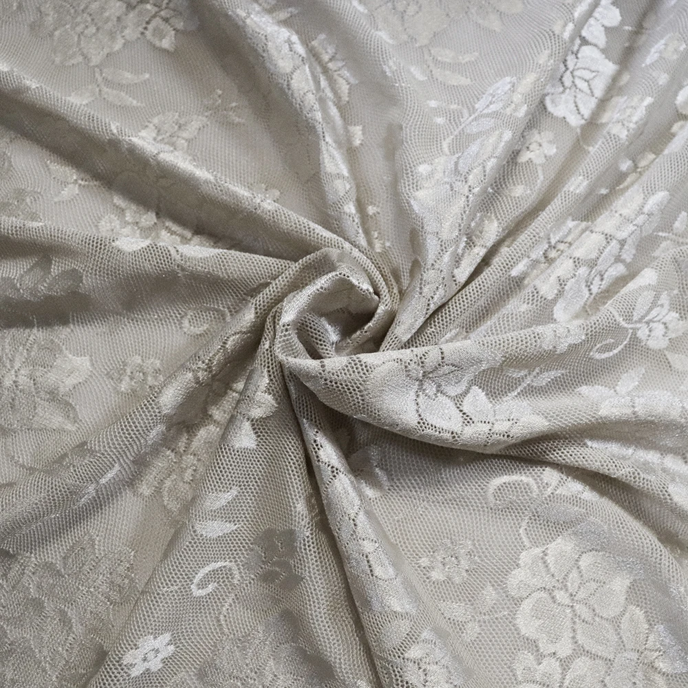 

1Meter 150cm elastic stretch floral fabric for Body Shaper Slimming Tummy Underwear lingerie Clothes Sewing Materials Lace Trim