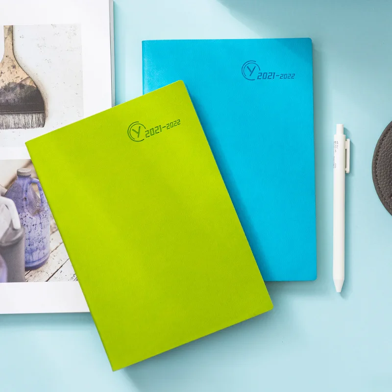 

Ежедневники Yisuremia на 128 листов, 2021 дел, еженедельный и ежемесячный планировщик, блокнот А5 с мягкой обложкой, блокнот, школьные и офисные канц...