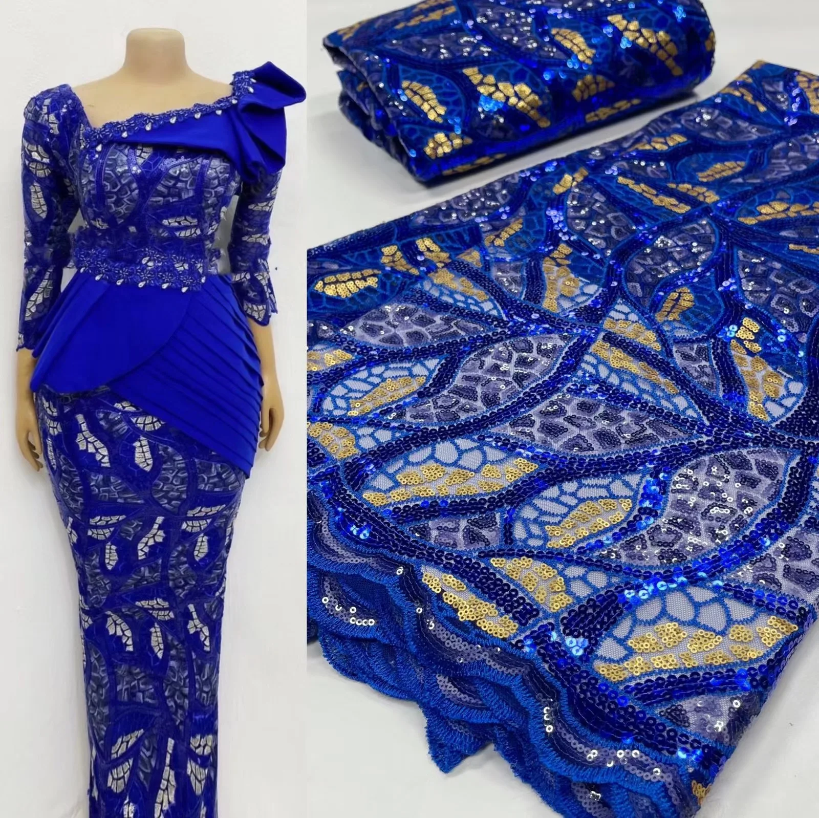 Блестящая многоцветная ткань с маленькими блестками 2022 Высококачественная