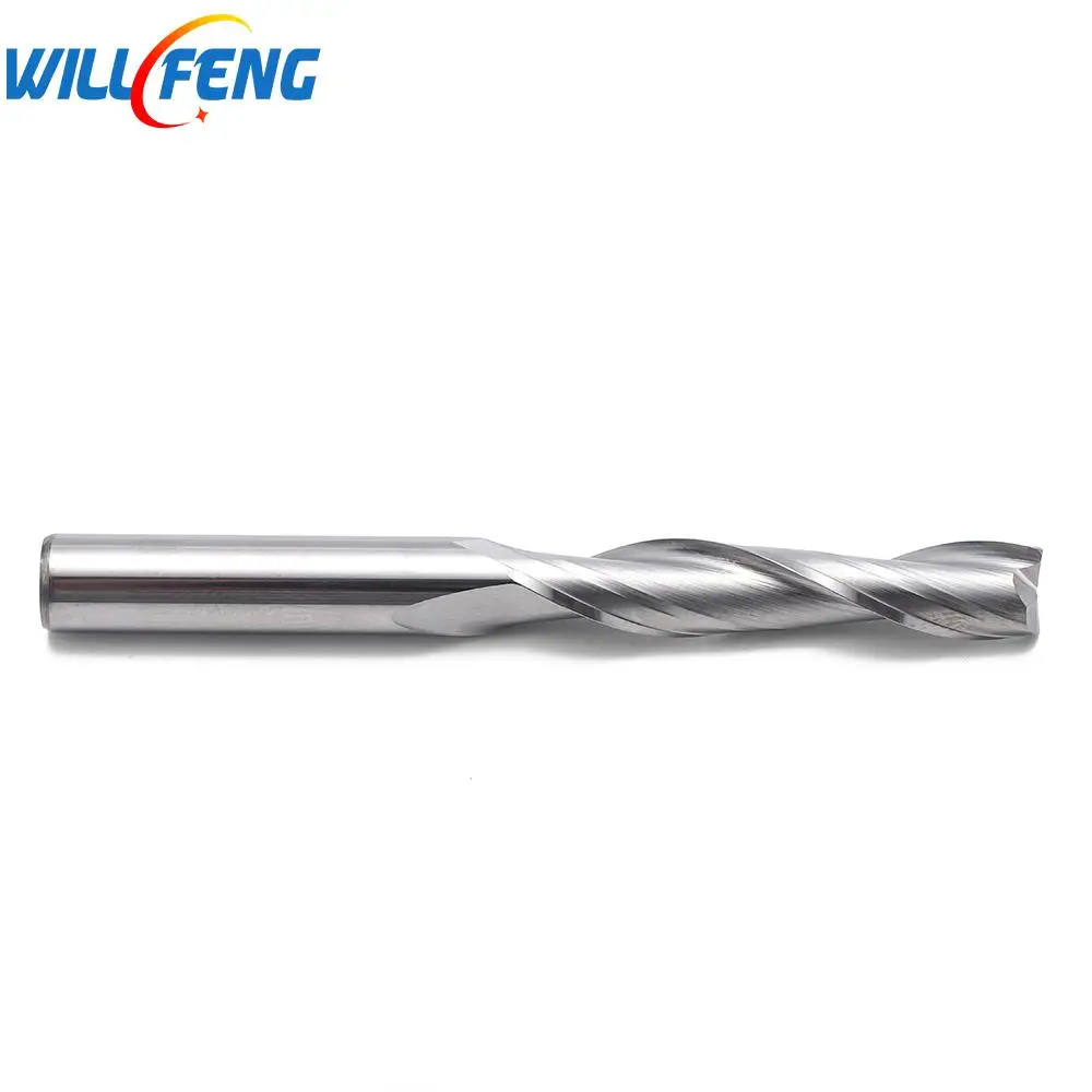 Фреза для фрезерного станка с двумя канавками Размер 6 мм 2 шт./лот|Запчасти