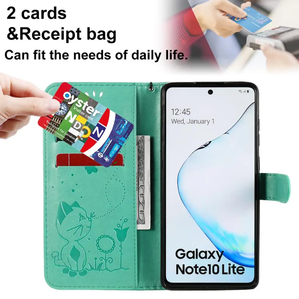 

3D Cat Flip Leather Case For OPPO F5 F7 F9 A1 A5 A3s A83 A39 A57 A5s A7 AX7 AX5 A73 A73T R15 Neo Realme C1 Bee Wallet Phone Case