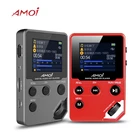 Музыкальный плеер Amoi C10, Hi-Fi, MP3, HD, без потерь, миниатюрный, спортивный, для пробежек, DAC, FM, TF, DSD, электронная книга, стерео, рекордер, колесо, Walkman