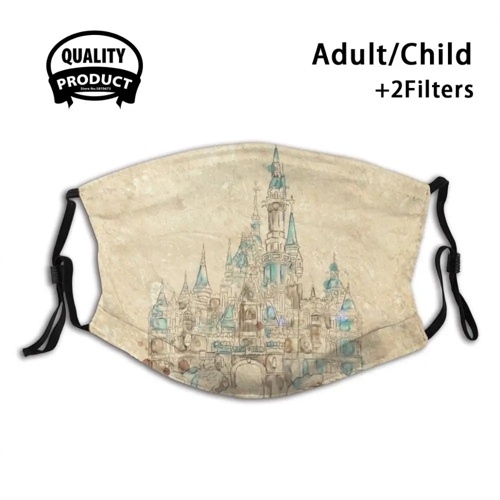 

Книга с Зачарованными историй маска на лицо замка моющиеся фильтры летние Лидер продаж маски замок Зачарованного замка Шанхай принцесса