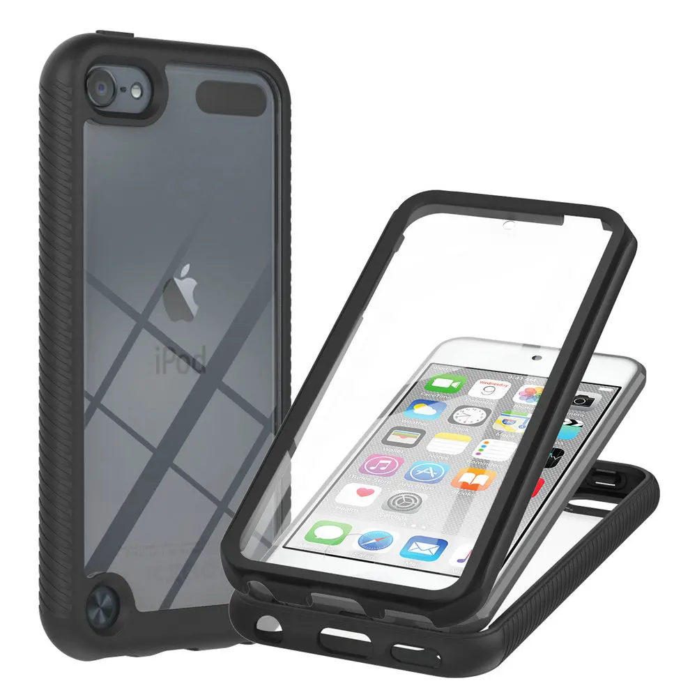 Кристальный чехол для Apple iPod Touch 7 защита 360 передний и задний бампер телефона 6 5