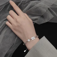 2021 new fashion upscale jewelry hip hop little prince minimalism charm thick chain bracelets for women