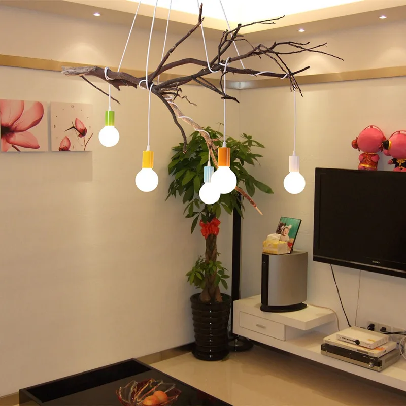 Mordern скандинавский Ретро Эдисон лампа светильник люстра винтажный Лофт античный