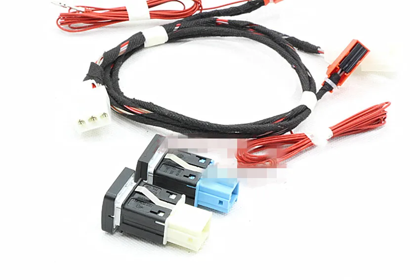 TPMS SET Tire Tyre Pressure Alarm Switch + ESP OFF ASR Anti Skid &amp Cable Wire For VW Jetta Golf 1KD927117 56D927121 | Автомобили и