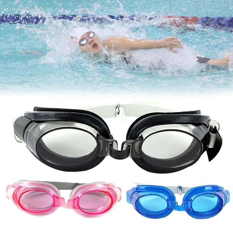 

Professional Silicone Swimming Goggles Earplugs Nose Clip Sets Waterproof Electroplating UV Swim Eyewear Unisex Water Glasses