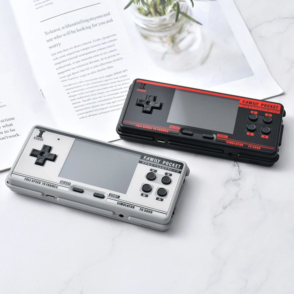 Игровая консоль Handhled портативная игровая с 2000 встроенными играми поддержка