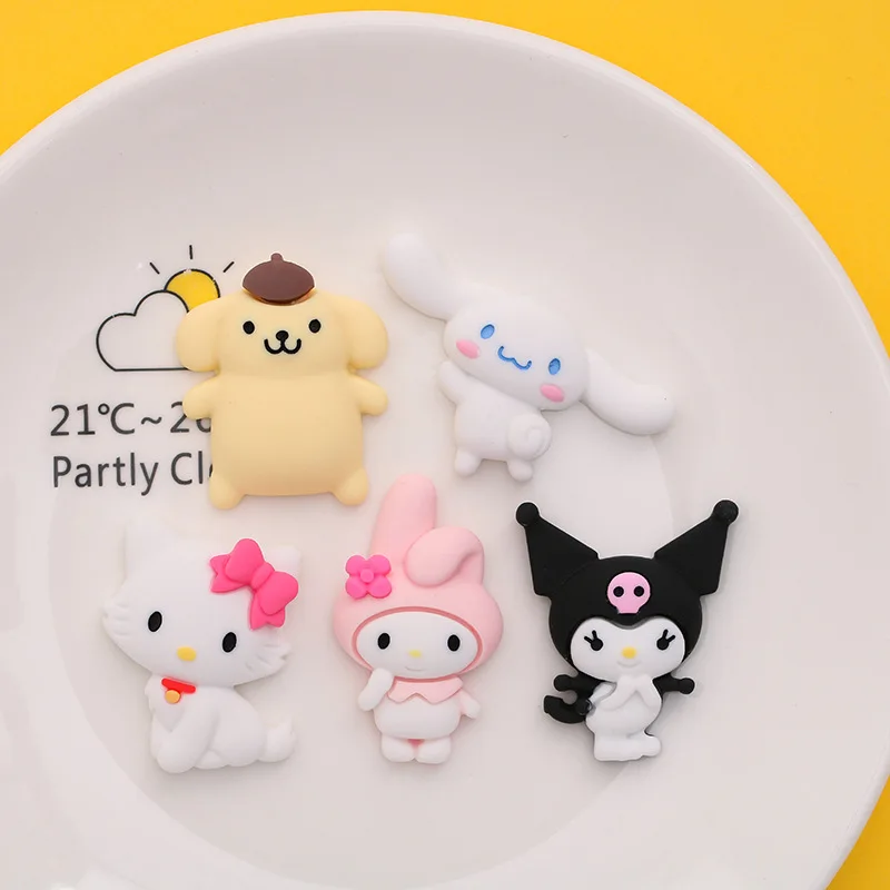 Подвески из ПВХ в виде котенка для женщин подходят украшения сабо аксессуары