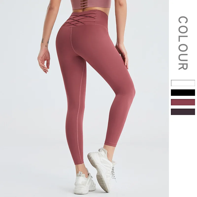 

Сексуальные штаны для йоги, фитнеса, спортивные Леггинсы, однотонные спортивные Леггинсы, женские леггинсы для бега с высокой талией, облег...