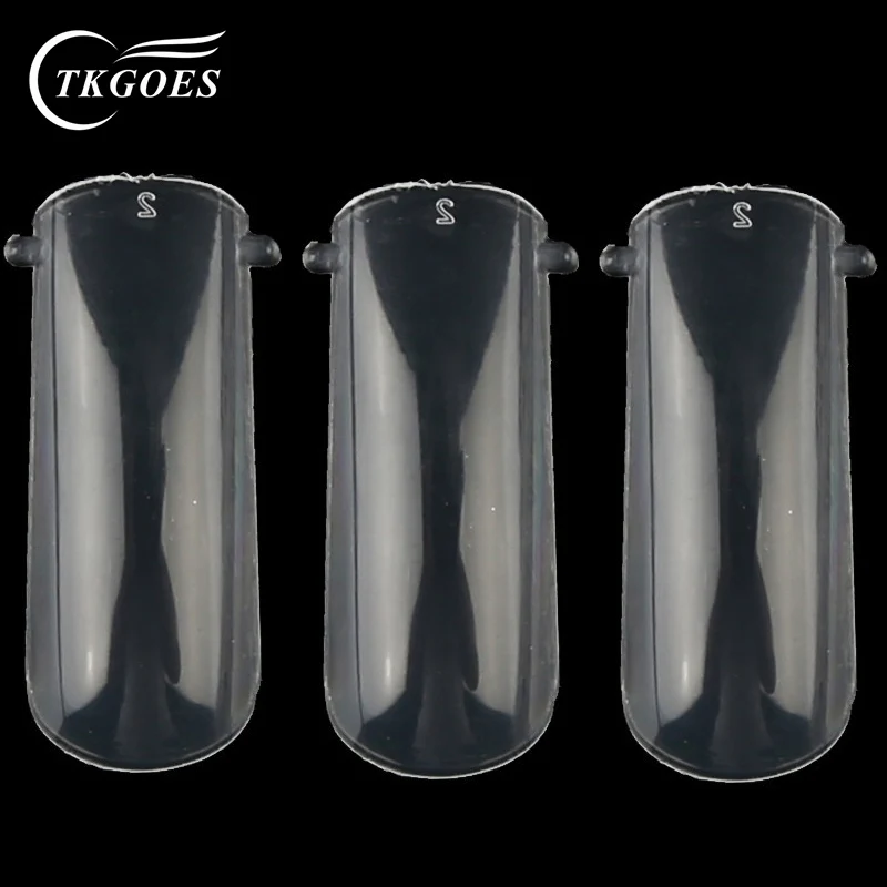 TKGOES 500 шт. форма системы двойных ногтей для УФ акриловых накладных французского