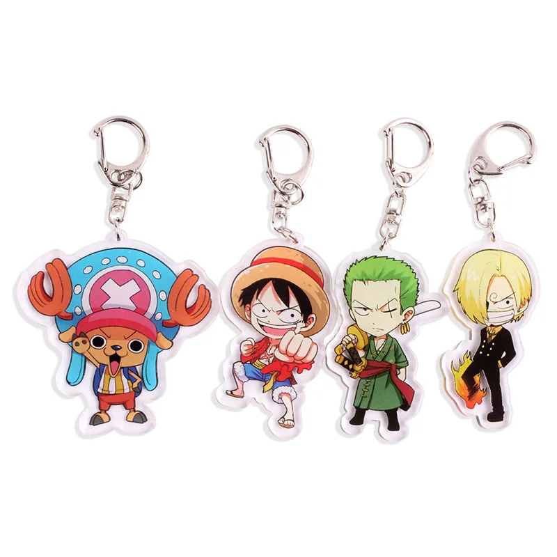 

one piece anime action figure prefect quality acrylic key chain home decoration classics gifts schoolbag Small pendant