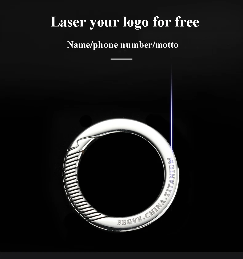 Автомобильный брелок из титанового сплава мужской подвесной кулон креативная