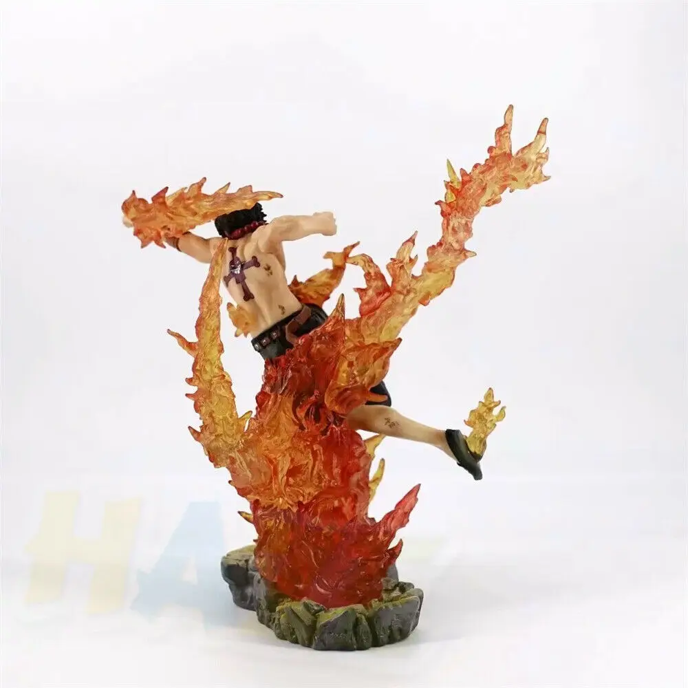 Статуэтка Аниме One Piece Portgas. D. Ace ПВХ экшн фигурка игрушки Коллекционная модель GK в
