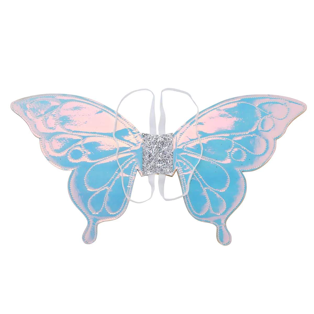 Детский маскарадный костюм принцессы для девочек голографический с блестящими