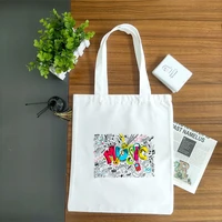 simplicity shoppers fashion canvas bag all match high capacity storage handbags handbag shopping bags ecobag special purpose