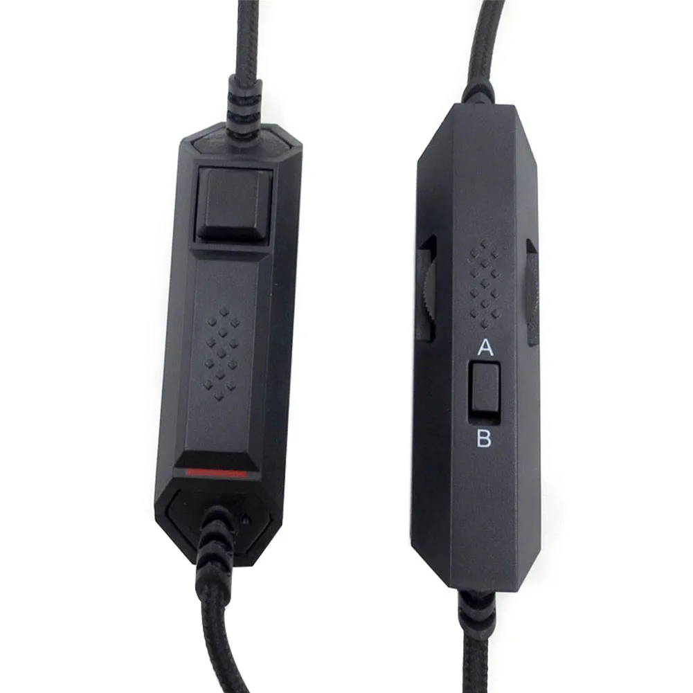 ПК стабильная Медь аудио игровая гарнитура прочный встроенный Mute Aux кабель