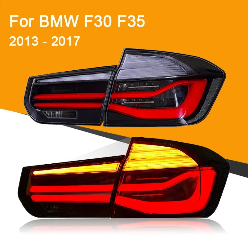 Светодиодный задний фонарь для BMW F30 F35 2013 2014 2015 2016 2017 красный Копченый черный