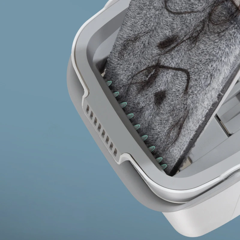 Плоская швабра с отжимом и ведро вращающаяся на 360 градусов Швабра для ленивой