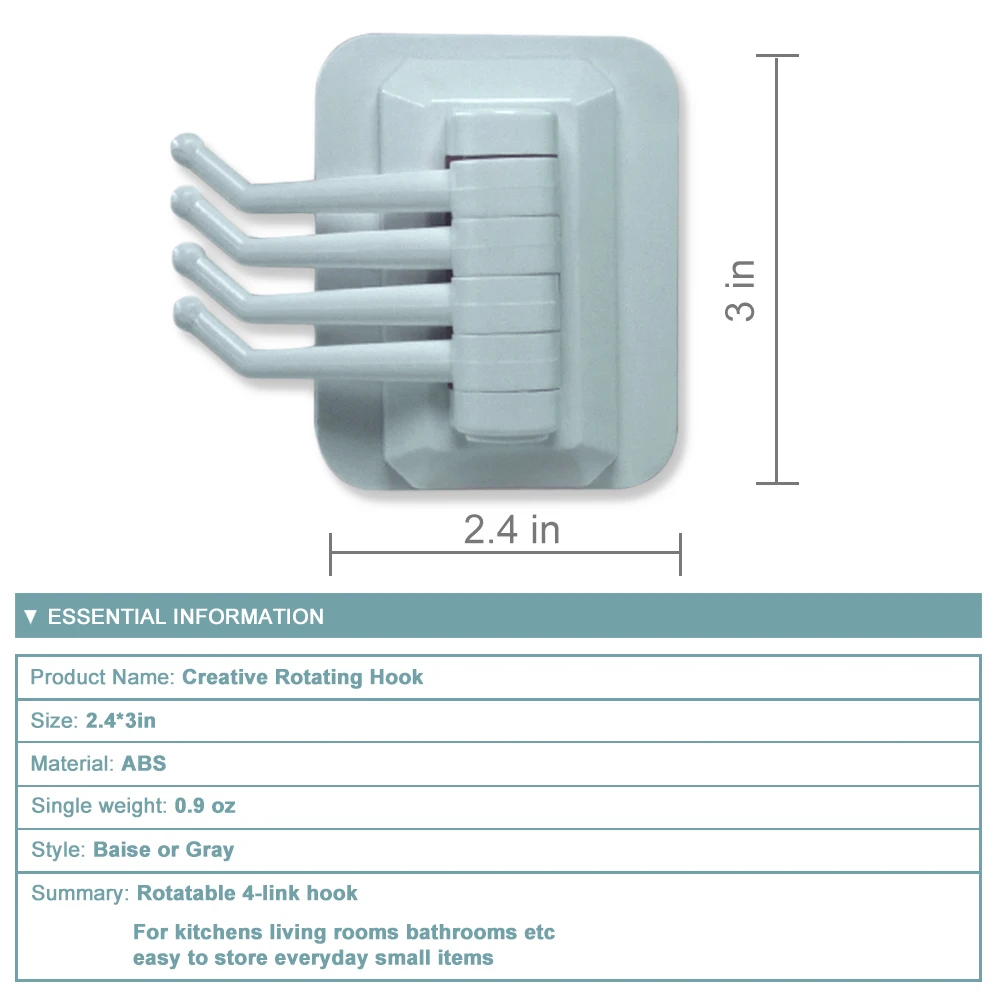 A 4 в 1 Подшипник нагрузки 3 кг бесшовный клейкий крючок настенные крючки вешалка