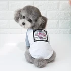 Хлопковая толстовка с летним принтом классная футболка с изображением Одежда для собак для маленьких собак, одежда для маленьких собак одежда щенка французского бульдога костюм для мопса S-2XL