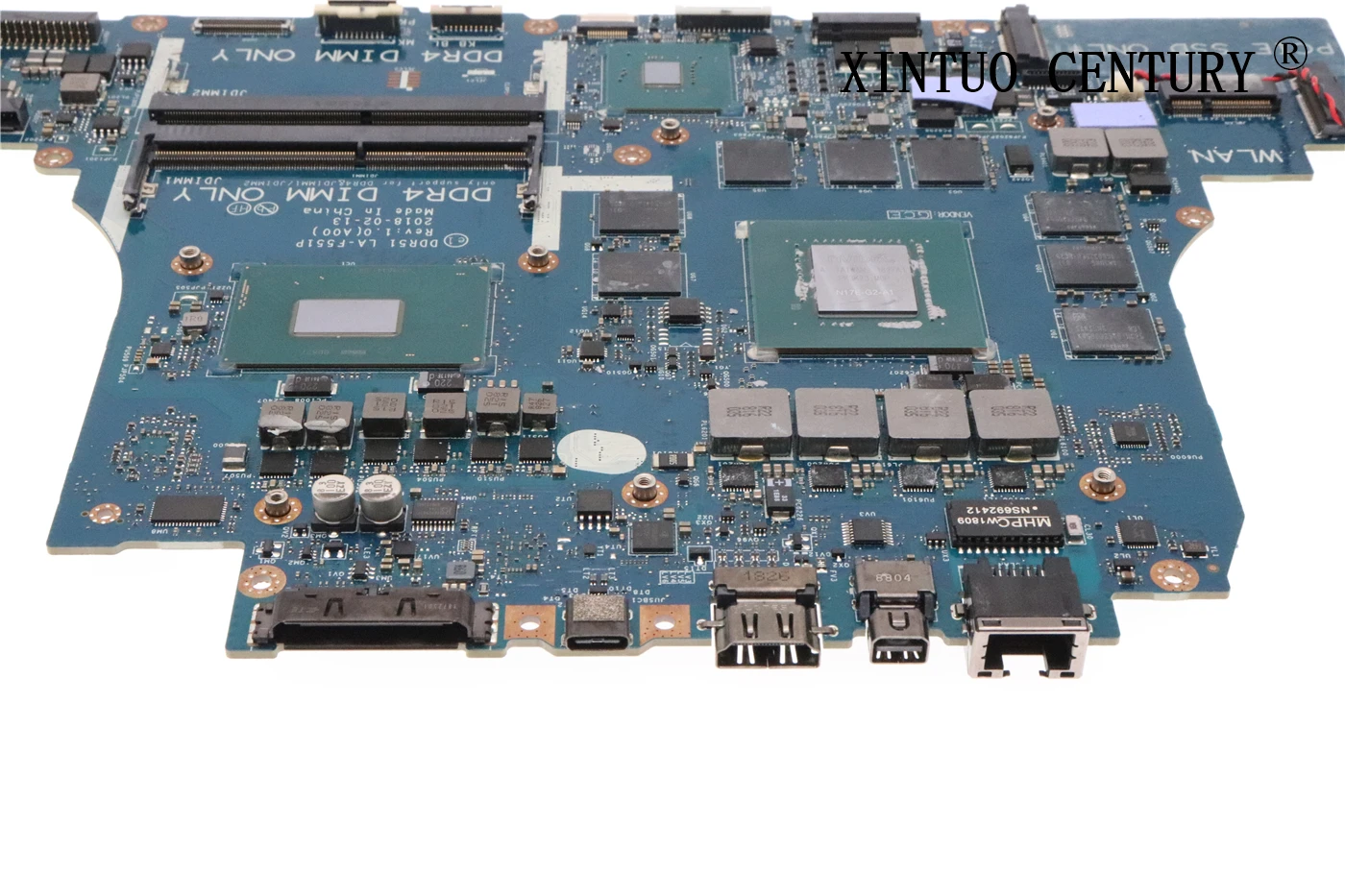 CN-0D3R1D 0D3R1D D3R1D For Dell Alienware 15 R5 17 R5 Laptop Motherboard DDR51 LA-F551P W/ SR3YY I7-8750H GTX1070 8G teste OK