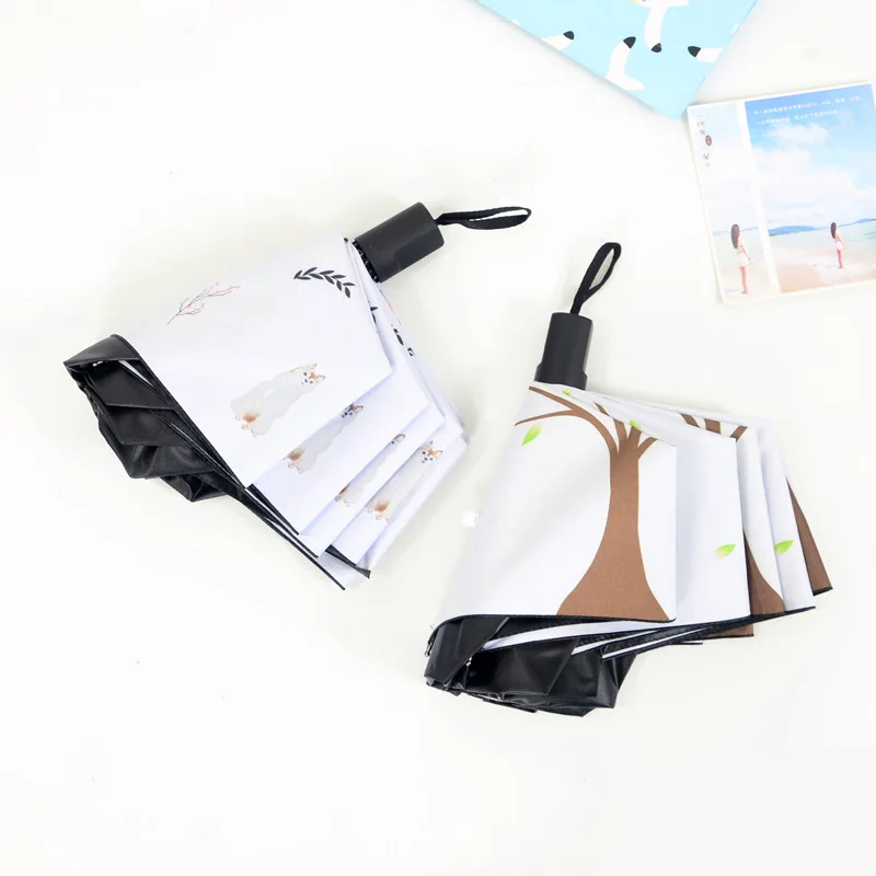 Прямая поставка креативный Зонт Солнечный дождливый УФ-зонт от компании