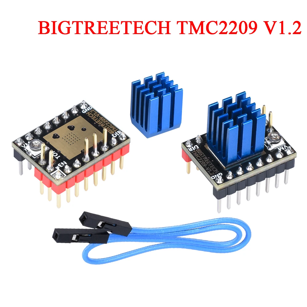 BIGTREETECH TMC2209 V1.2 Драйвер шагового двигателя UART VS TMC2208 для SKR V1.4 V1.3 Ender 3/5 TMC2130 Запчасти