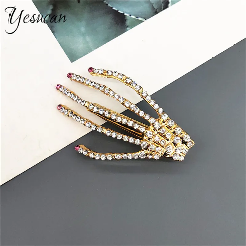 Вечерние заколки для волос в стиле Харадзюку с кристаллами орнамент