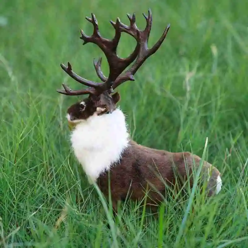 

Realistic Elk Simulation Toy Lifelike Stuffed Companion Toy Handmade