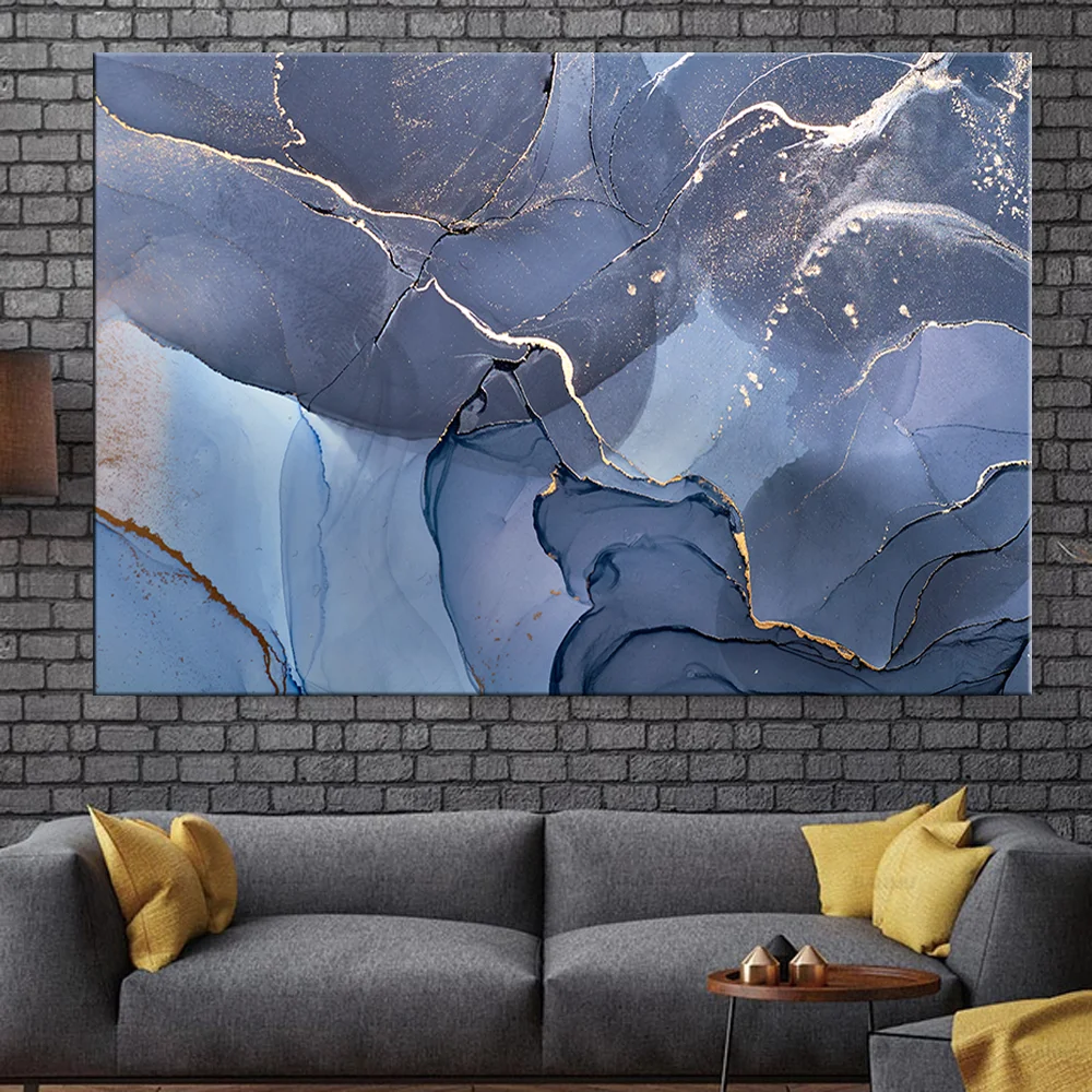 Современный абстрактный холст печать картины плакаты и принты для гостиной