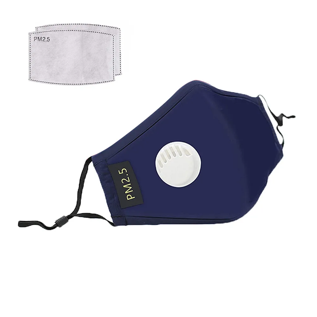 Многоразовая моющаяся хлопковая маска против пыли модная запотевания