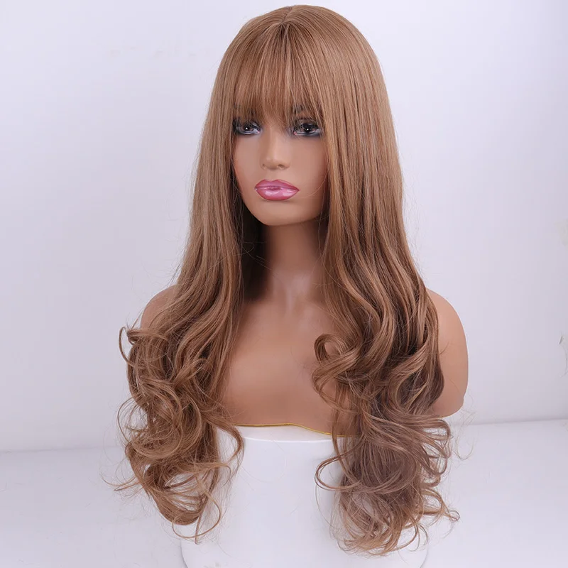 

Синтетические волосы MERISI, 7 цветов, длинные волнистые парики для белых/черных женщин, термостойкие волокна, повседневные накладные волосы