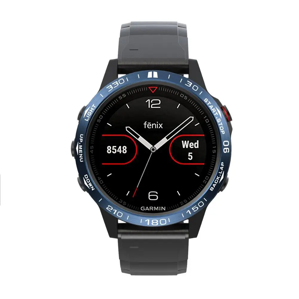 C5 Безель, кольцо, умные аксессуары для Garmin Fenix 5 5X3 3HR, браслет для часов, клейкая крышка, металлическое кольцо с защитой от царапин, Безель - Цвет: C5