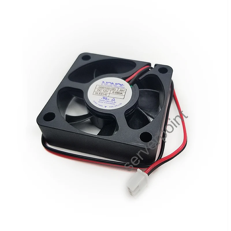 Для NONOISE 50*50*15 G5015S12D DC12V 0.080A 5 см 2 шт/комплект линии Ультра тихий вентилятор
