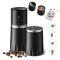 all in one portable coffee maker pour over coffee pot travel mug with grinder filter cold brew americano espresso manual cafete