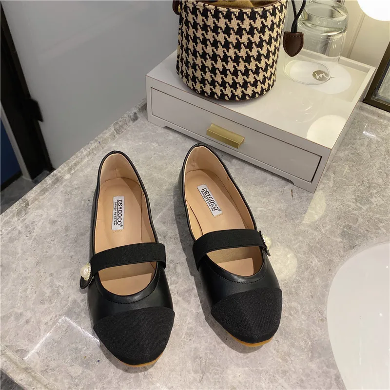 Mary janes shoes mixed color casual comfy women flats pearl round toe shallow brief loafers leisure femme summer lazy moccasins | Обувь