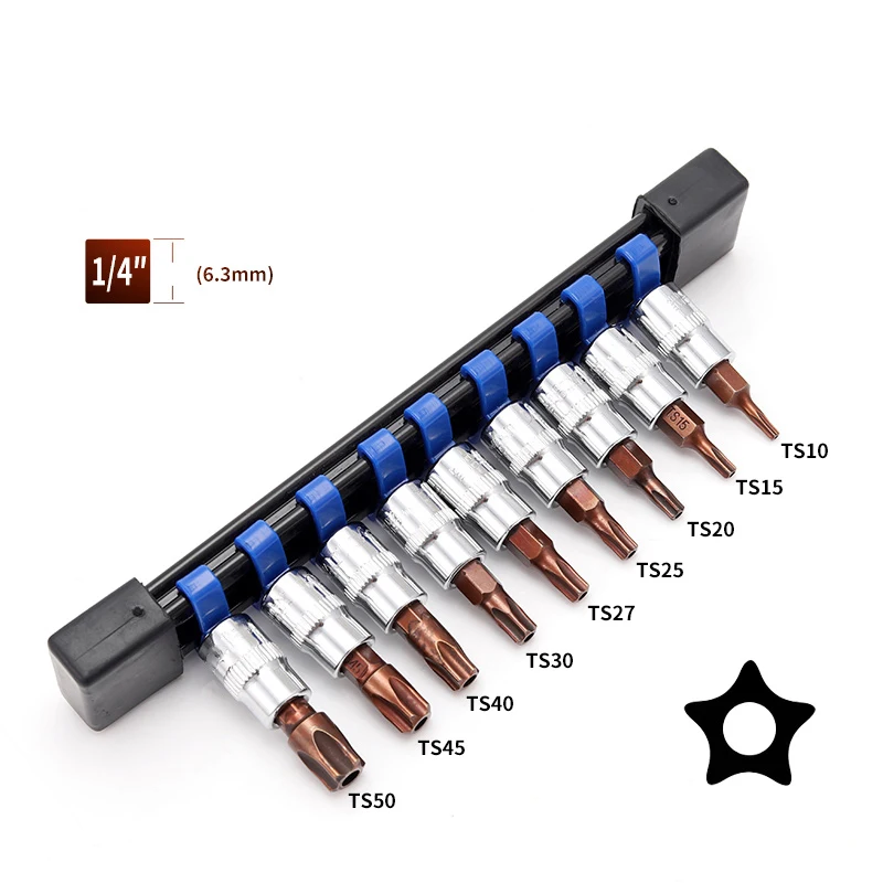 9 шт. 5 ти точечные сливы с отверстиями под давлением партия рукав 1/4 дюймов