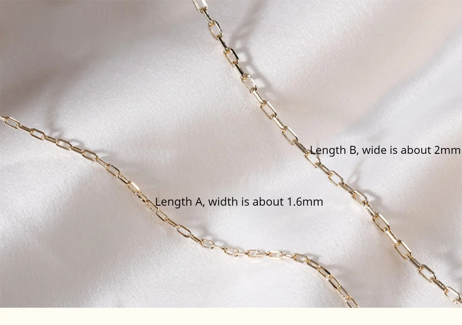 Цепочка ручной работы из меди с покрытием 14 карат|Ювелирная фурнитура и