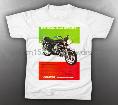 Винтажная Футболка MOTO GUZZI 1977 850 LIKE NOS|Мужские футболки| |