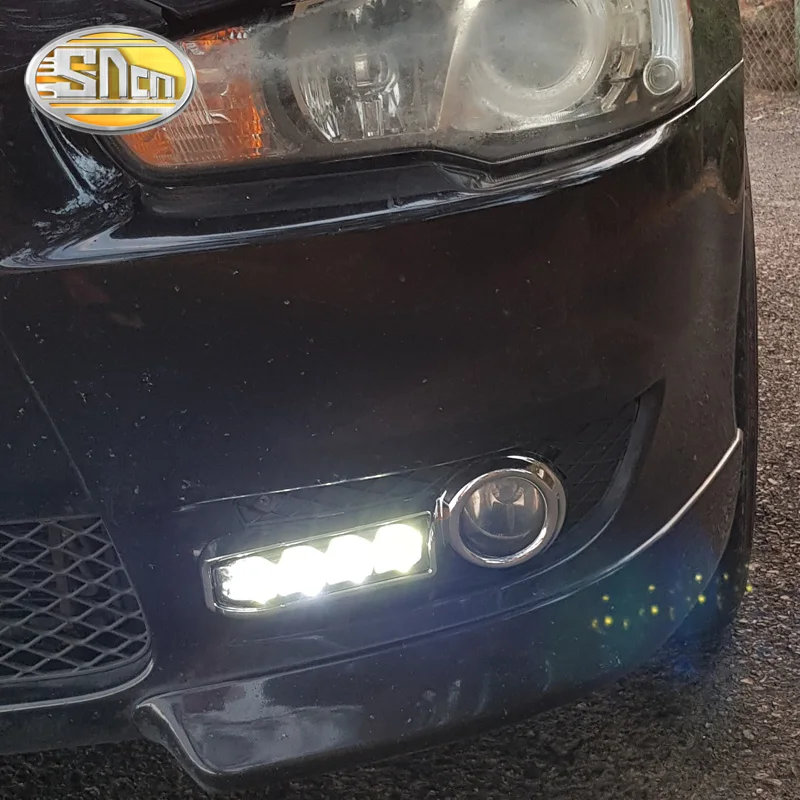 Светодиодные дневные ходосветильник SNCN для Mitsubishi Lancer 2010 2011 2012 автомобильные