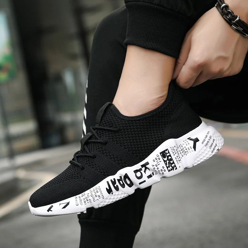 2019 New Mesh Men Sneakers Lightweight Casual Shoes Non-slip Running Tenis Masculino Zapatos De Hombre Plus Size39-47 | Обувь