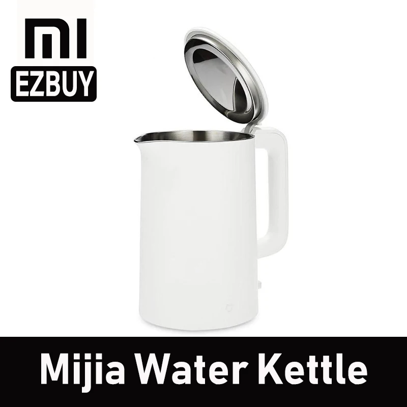 Xiaomi Mijia 1.5L электрический чайник для воды ручной мгновенный нагрев Электрический чайник для воды с автоматической защитой от помех проводной чайник