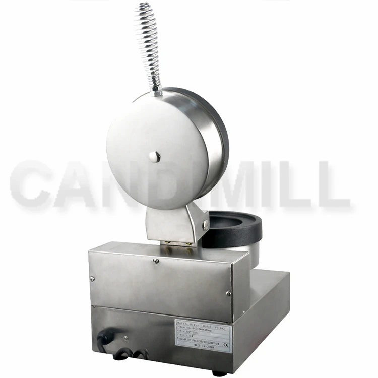 CANDIMILL Ice Cream Burger Press Maker Gelato Panini Press Brioche Burger Commercial Krapfen Warmer Machine images - 6