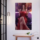 Картина Aerith на холсте Последняя фантазия VII, игровой постер, картина с сексуальной девушкой, Картина на холсте, Настенная картина для декора гостиной